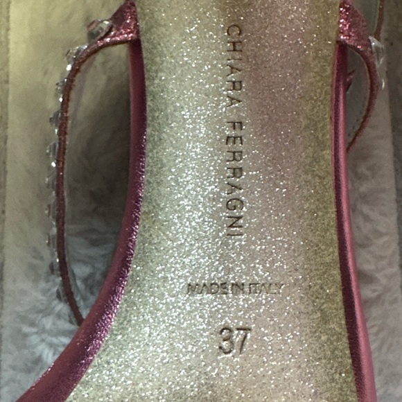Brand new Chiara Ferragni Pink Embellished Women's Heels size 37 - Picture 4 of 5
